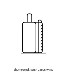 Paper towel holder icon. Vector illustration.