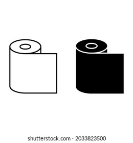 Papier-Handtuchsymbol für Apps und Websites
