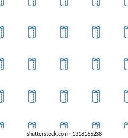 paper towel icon pattern seamless white background. Editable outline paper towel icon. paper towel icon pattern for web and mobile.