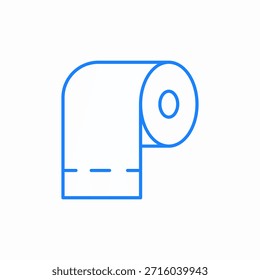 Toalla de papel icono signo Vector