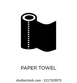 Paper Towel Icon. Paper Towel Symbol Design From Hygiene Collection. Simple Element Vector Illustration On White Background.