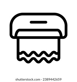 Paper Towel Icon Vector Symbol Design Illustration
