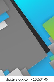 paper triangles background