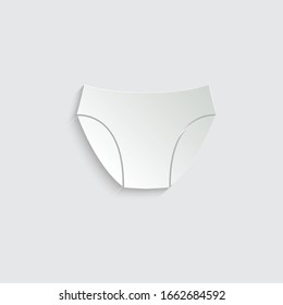 paper underwear icon. shorts vector icon. clothes clothing icon dress 