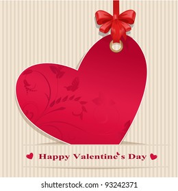 Paper valentine handmade