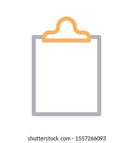 paper vector colour line icon