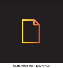 Paper vector icon