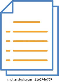 Paper vector icon. Can be used for printing, mobile and web applications.