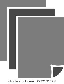Icono de vector de papel. Se puede usar para imprimir, móviles y aplicaciones web.