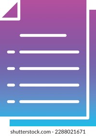 Icono de vector de papel. Se puede usar para imprimir, móviles y aplicaciones web.