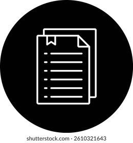 Paper vector icon. Can be used for printing, mobile and web applications.