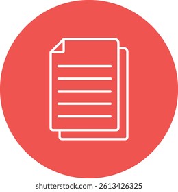 Paper vector icon. Can be used for printing, mobile and web applications.