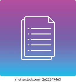 Ícone de vetor de papel. Pode ser usado para impressão, aplicativos móveis e da Web.