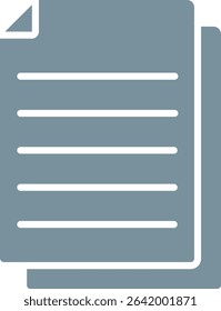 Paper vector icon. Can be used for printing, mobile and web applications.