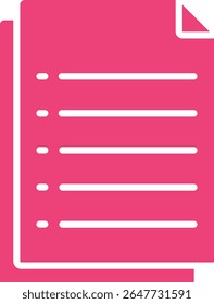 Paper vector icon. Can be used for printing, mobile and web applications.