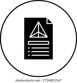 Icono de Vector de papel. Se puede utilizar para aplicaciones de impresión, móviles y de Web.