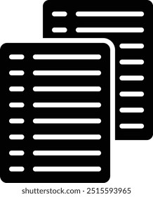 Ilustración de diseño de icono de Vector de papel