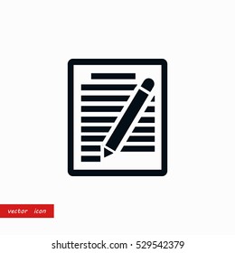 paper vector icon, flat design best vector icon
