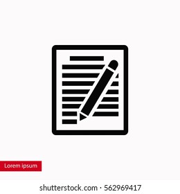 paper vector icon, flat design best vector icon