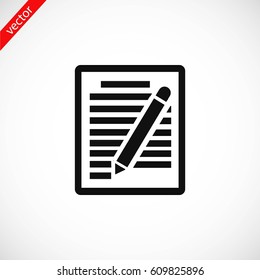 paper vector icon, flat design best vector icon