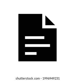 Icono de vector de papel, aislado en fondo blanco