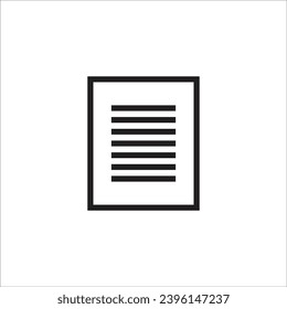 paper vector icon line new 