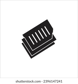 paper vector icon line new 