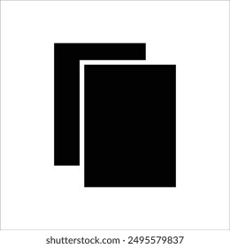 paper vector icon line template