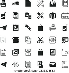 paper vector icon set 
