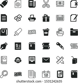 paper vector icon set such as: modern, refreshment, storage, letter, reporting, american, doctor, notes, useful, decor, hot, change, knife, organizer, address, envelope, greeting, frame, mail