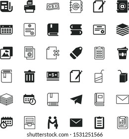 paper vector icon set such as: hand-made articles, daily, information article, close, picture, espresso, analysis, publish, ehr, tally, change, achievement, logo, read, kefir, news, discount