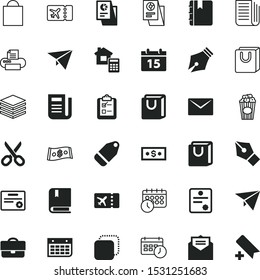 Paper Vector Icon Set Such As: Personal Portfolio, Card, Letters, Scissors, User, Patent, Pencil, Planning, Corruption, Modern, Healthy, Correspondence, Outline, Shear, Papers, Scissor, Meal, Tool