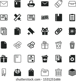 paper vector icon set such as: flag, buy, tax, paper bag, scientific, paperclip, risk, telephone, creative, metal, organizing, central, energy, home, reading, technology, save, favorite, paper-clip