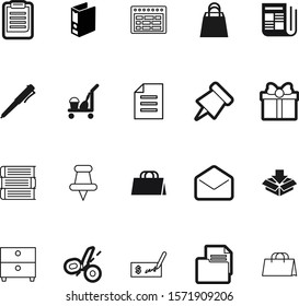 paper vector icon set such as: parcel, toilet, pack, choice, collection, profit, filing, contact, scissors, entertainment, digital, textbook, giftbox, party, duster, mark, icons, cash, cheque