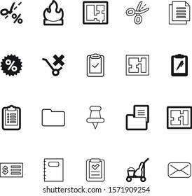paper vector icon set such as: bullet, test, payment, simple, seal, no, yellow, decoration, industrial, information, badge, image, tack, residential, rental, computer, data, bill, cutout, emblem
