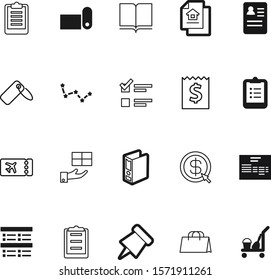 paper vector icon set such as: attach, exercise, duster, boarding, art, anniversary, disease, decoration, wealth, print, online, data, airport, mall, clean, businessman, supermarket, geometric