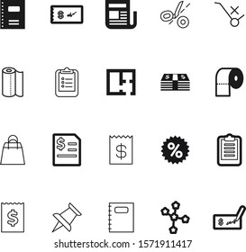 paper vector icon set such as: horoscope, attach, tube, clearance, release, architect, tax, star, carry, collection, freight, special, architecture, man, pushpin, plan, health, container, estate