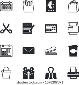 paper vector icon set such as: heart, disposable, foreign, shop, cooking, art, commerce, tasty, steel, hot, supermarket, commercial, photocopier, vacation, drink, printout, shopper, meal, snack