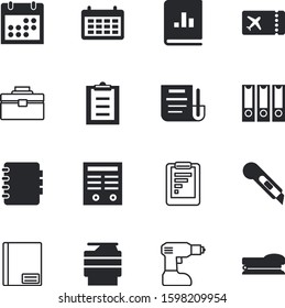 paper vector icon set such as: approved, people, license, ticket, return, cartoon, one, taking, tick, secretary, bookkeeping, financial, stapling, vacancy, construction, week, prescription, warranty