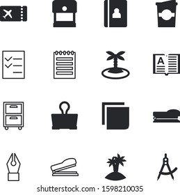 paper vector icon set such as: architecture, pass, ring, measurement, bulldog, dictionary, icons, mathematics, diary, macro, paperclip, yes, cup, beverage, cartoon, line, stamping, filled, innovation