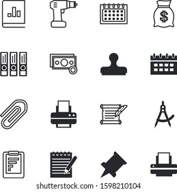 paper vector icon set such as: income, painting, needle, info, books, hebrew, rich, board, earnings, instrument, divider, infographic, bookkeeping, parchment, icons, demographic, documents, space