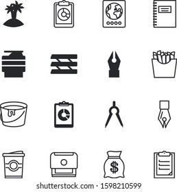 paper vector icon set such as: divider, fries, cup, contractor, board, many, liquid, mobile, machine, drafting, designer, diet, validate, tray, national, sweet, desert, device, tasty, cover