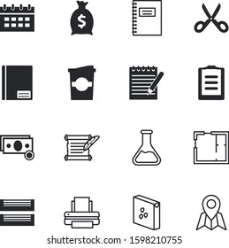 Paper Vector Icon Set Such As: Away, Cutting, Many, Moneybox, Sowing, Exam, Closed, Place, Nature, Needle, Energy, Package, View, Machine, Lab, Notes, Glass, Reaction, Medicine, Glassware