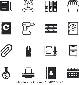 paper vector icon set such as: paradise, nib, drawing, french, calligraphy, basket, lab, digital, set, research, salty, date, wallpaper, sea, deadline, plant, info, fry, biology, beautiful, database