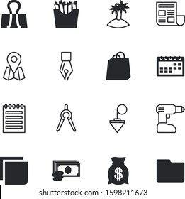 paper vector icon set such as: tropical, infographic, packet, position, pointer, tree, present, eco, email, landscape, road, perfect, fast, standing, communication, interface, commerce, circle