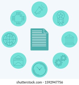 paper vector icon sign symbol