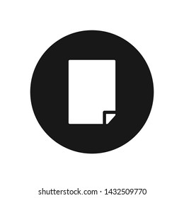 Paper vector icon, simple sign for web site and mobile app.