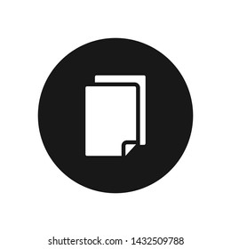 Paper vector icon, simple sign for web site and mobile app.