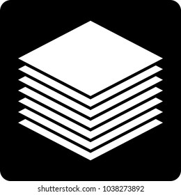 paper vector icon for web and mobile 