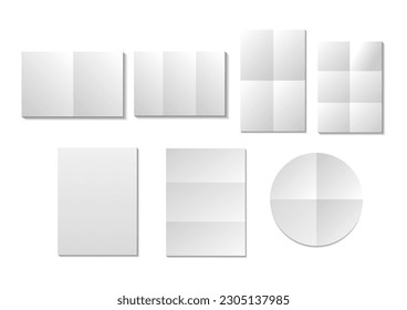 Diseño realista de ilustración de vector de papel. Eps 10